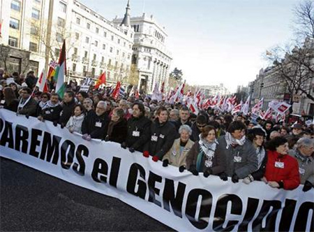 España expresa solidaridad con el pueblo palestino